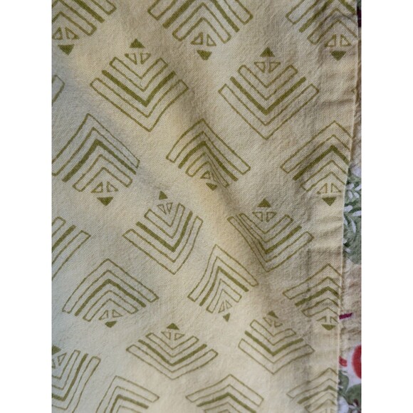 April Cornell Floral Bright Yellow Red Blue Green Purple Tablecloth 60x102 - Picture 4 of 9